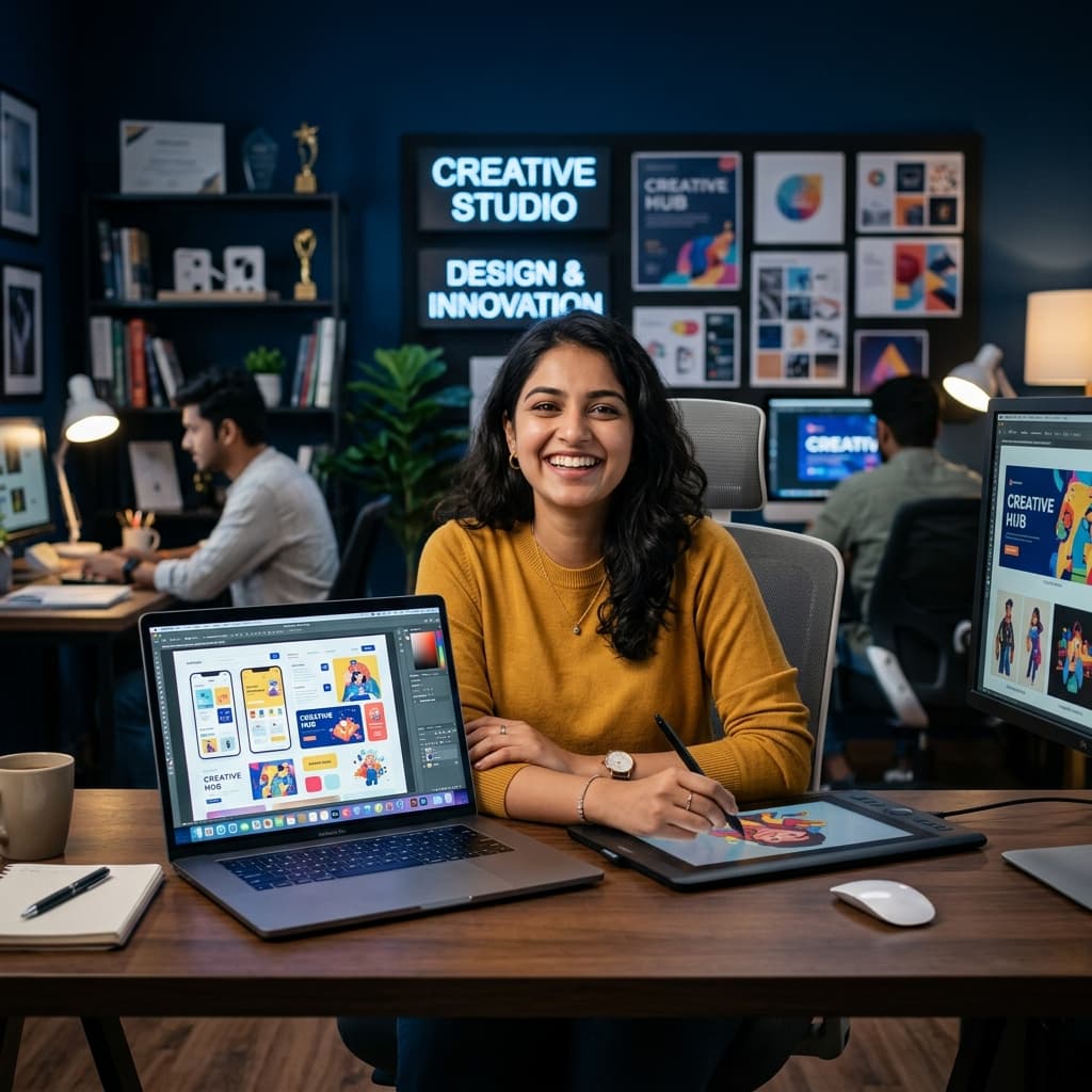 Graphic Designing Student Training