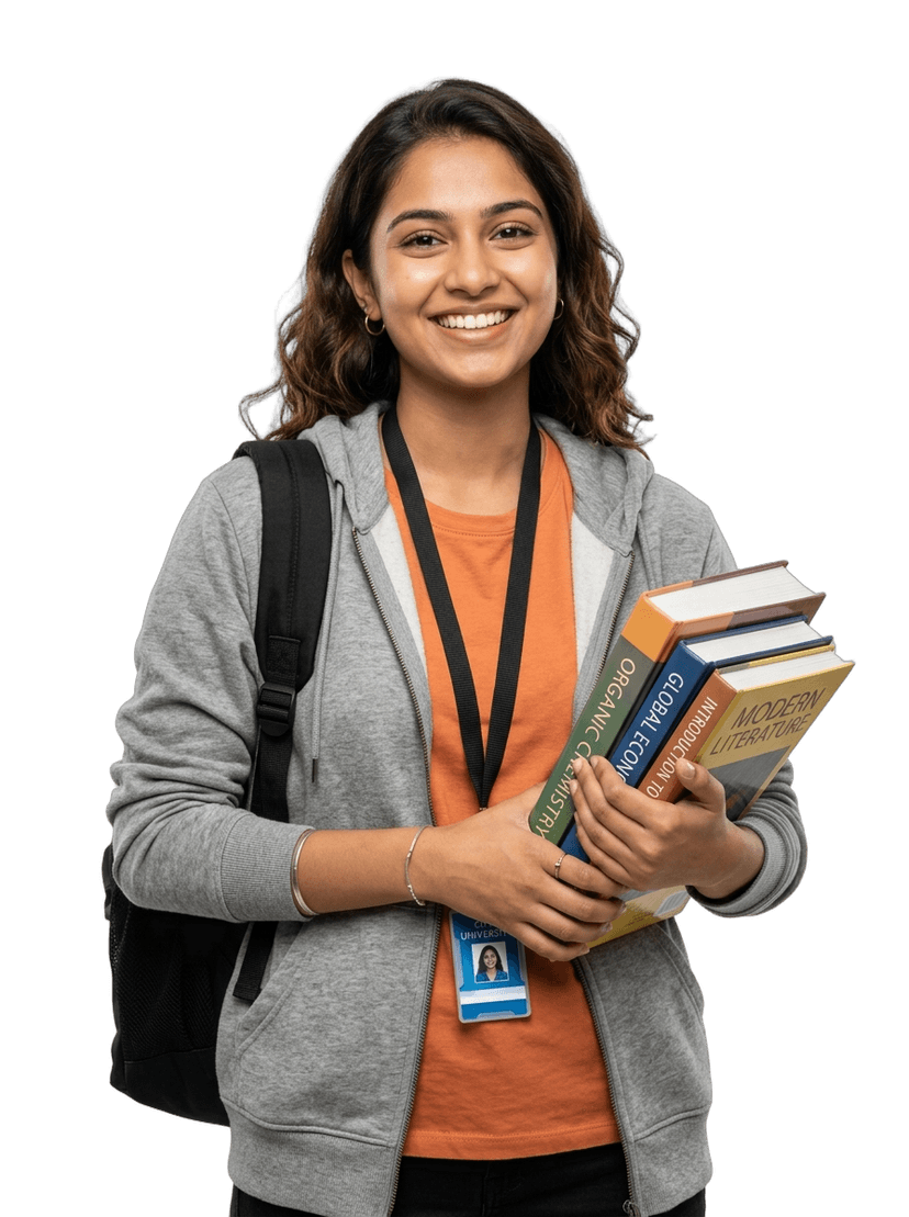 Student with UGC-DEB Approved Online Degree