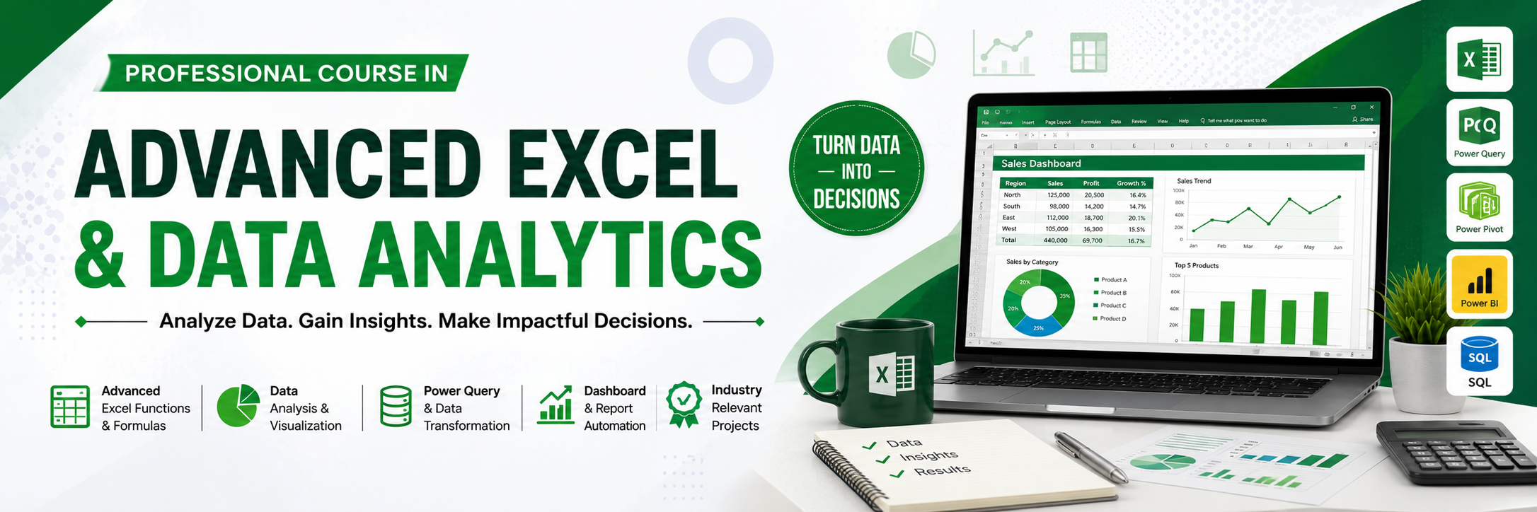 Advanced Excel & Data Analytics - SuperWeb Computer Education