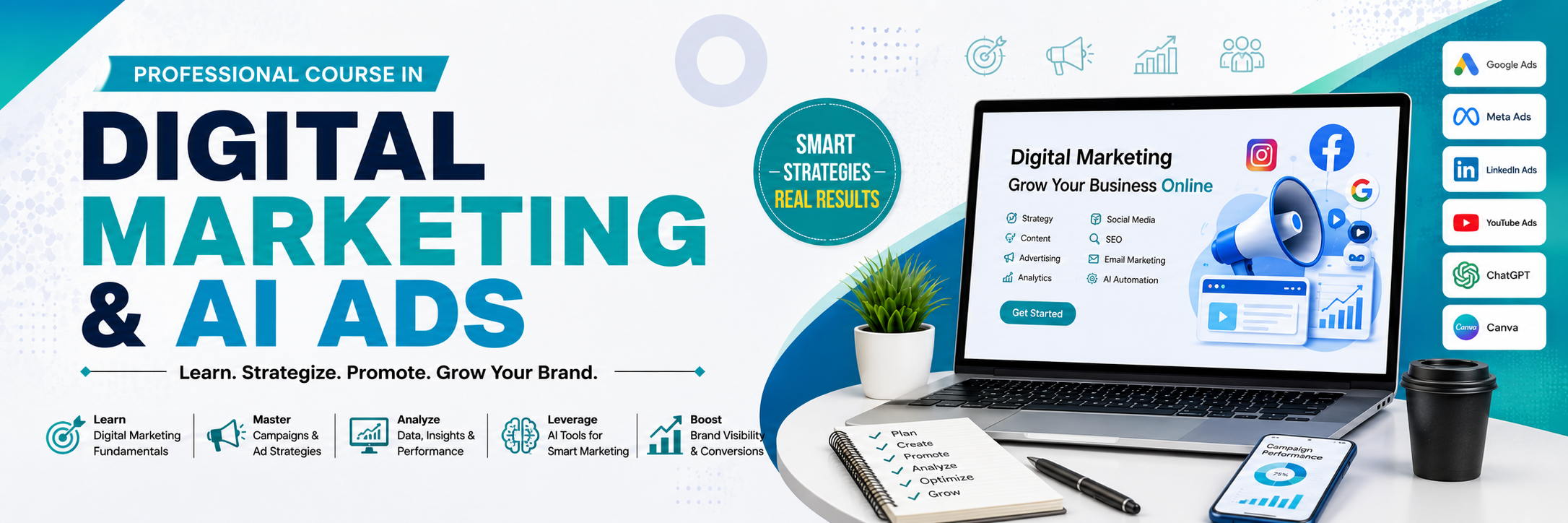 Professional Digital Marketing Course - SuperWeb Computer Education