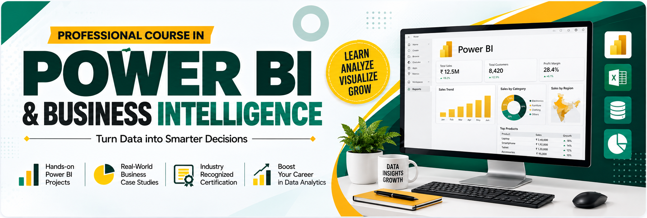 Microsoft Power BI & Data Analytics - SuperWeb Computer Education